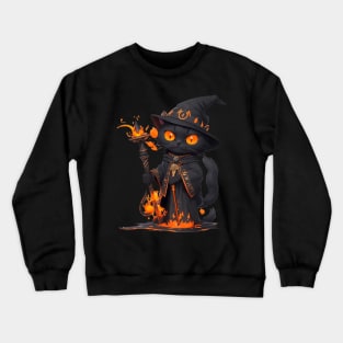 Mystic Mage Cat - Botticelli Catvito Crewneck Sweatshirt